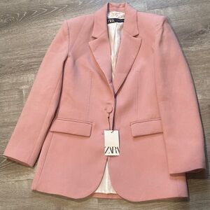 Zara Blush Pink Blazer